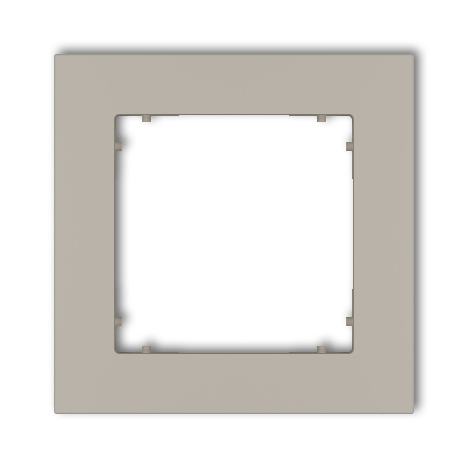 Karlik Ramka pojedyncza kwadratowa MINI - taupe