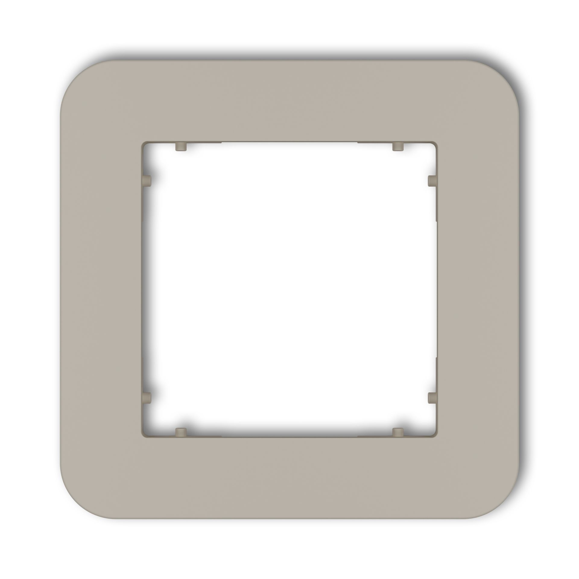 Karlik Ramka pojedyncza zaokrąglona MINI - taupe