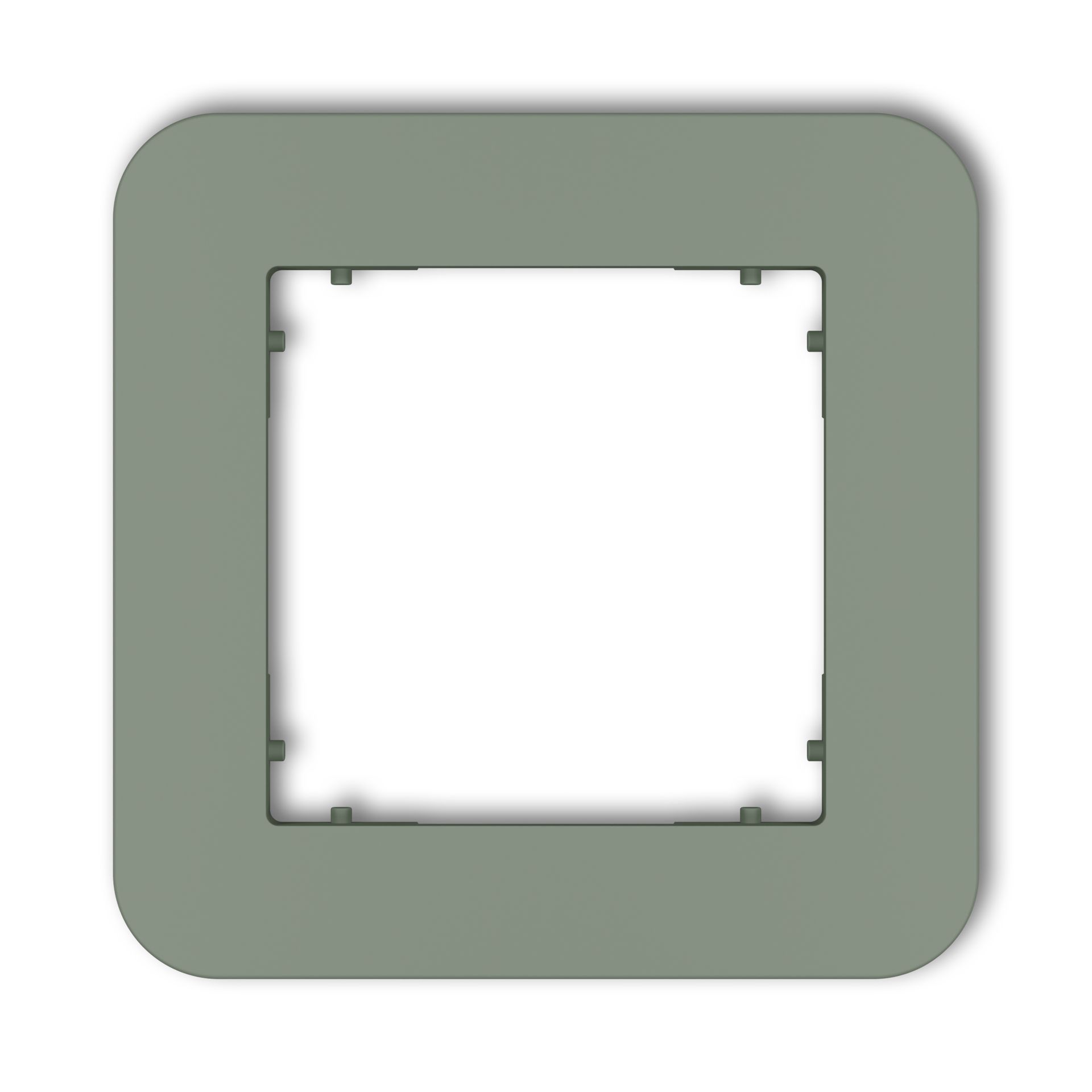 Karlik Ramka pojedyncza zaokrąglona MINI - szałwiowy