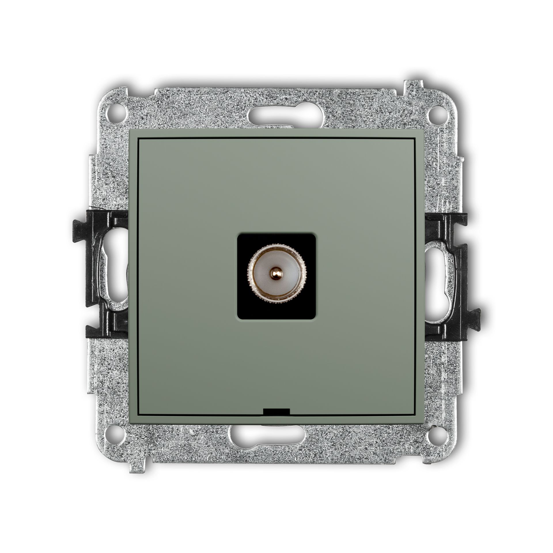 Karlik Gniazdo antenowe TV MINI - szałwiowy