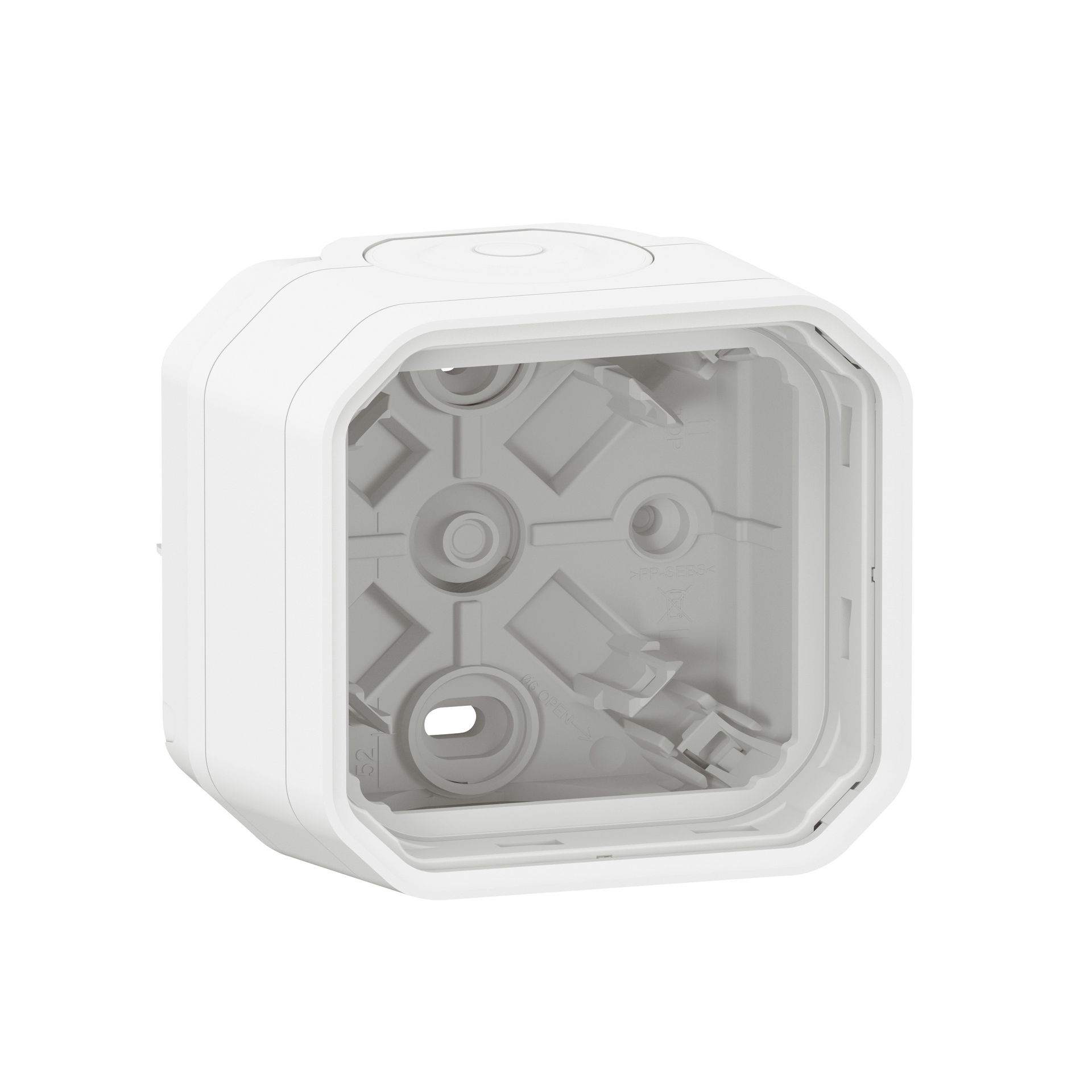 Legrand Puszka natynkowa pojedyncza nowe PLEXO IP55 - biały