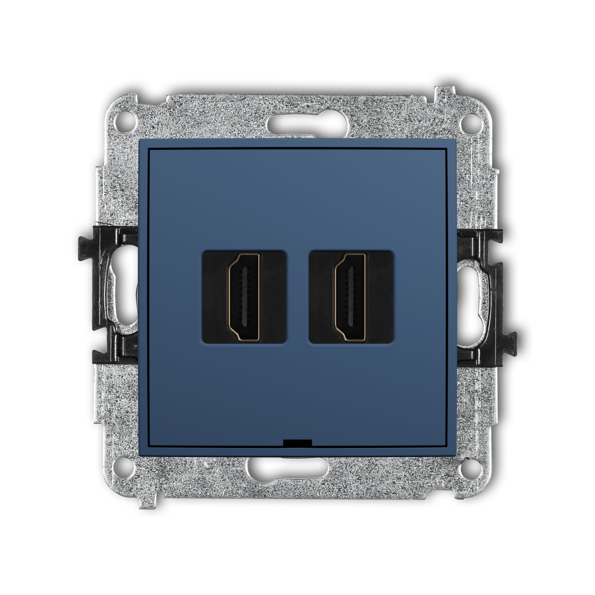 Karlik Gniazdo 2xHDMI 2.0 MINI - navy blue