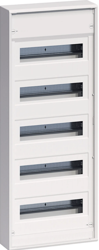 Hager Rozdzielnica natynkowa   5x12m - bez drzwi, biały