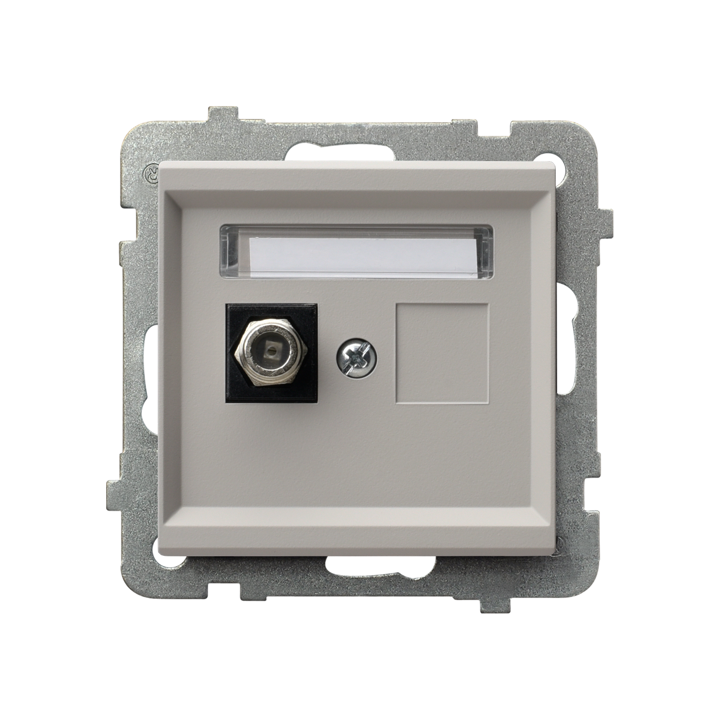 Ospel Gniazdo antenowe typu F SONATA - kaszmir