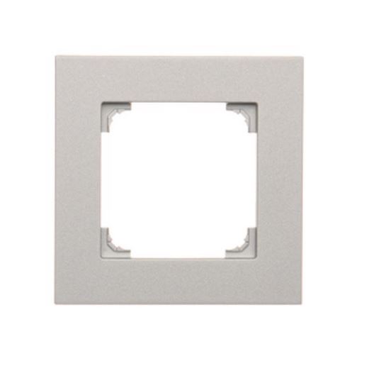 Kontakt Simon Ramka pojedyncza LINE Simon 55 - aluminium mat