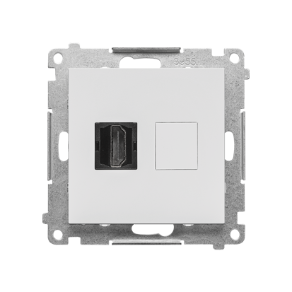 Kontakt Simon Gniazdo HDMI Simon 55 - jasnoszary mat