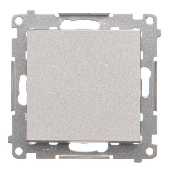 Wyłącznik pojedynczy Simon 55 - aluminium mat