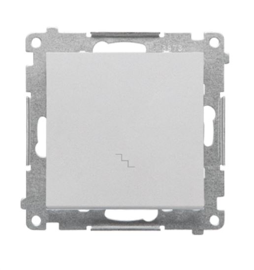 Wyłącznik schodowy Simon 55 - aluminium mat