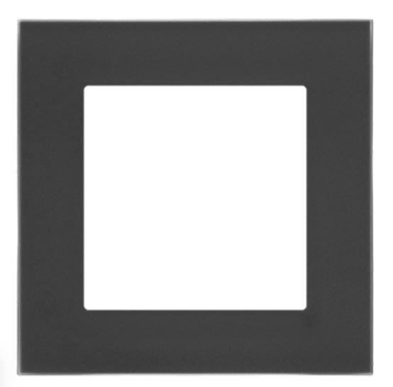 Kontakt Simon Ramka pojedyncza Nature Simon 55 - szkło mrożone czarne