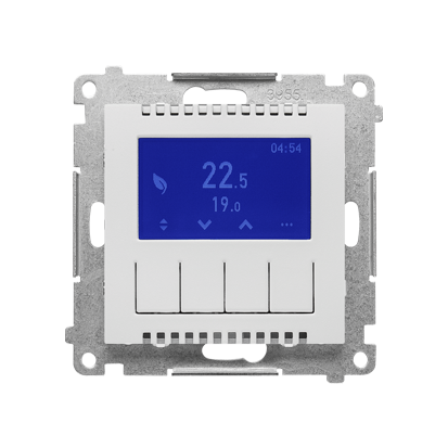 Kontakt Simon Termostat programowalny z wyświetlaczem Simon 55 - jasnoszary mat