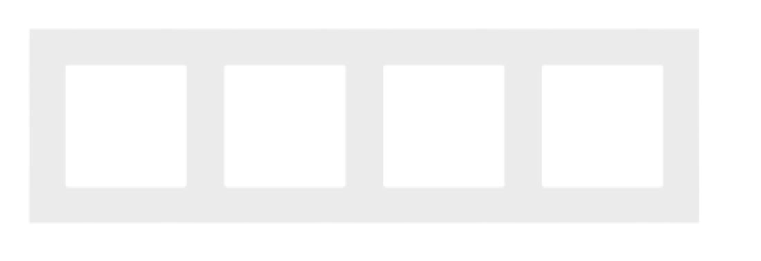 Kontakt Simon Ramka poczwórna LINE Simon 55 - jasnoszary mat