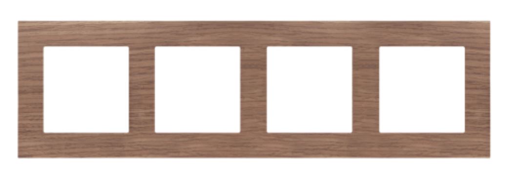 Kontakt Simon Ramka poczwórna Nature Simon 55 - dąb