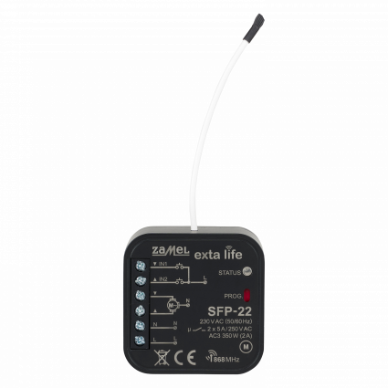Zamel Radiowy sterownik żaluzji fasadowych Exta Life SFP-22