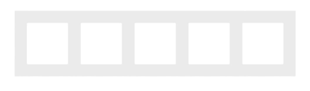 Kontakt Simon Ramka pięciokrotna LINE Simon 55 - jasnoszary mat