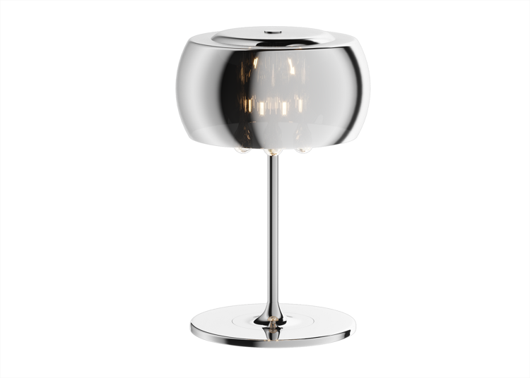 Lampa stołowa CRYSTAL 3xG9 przezroczysty, srebrny