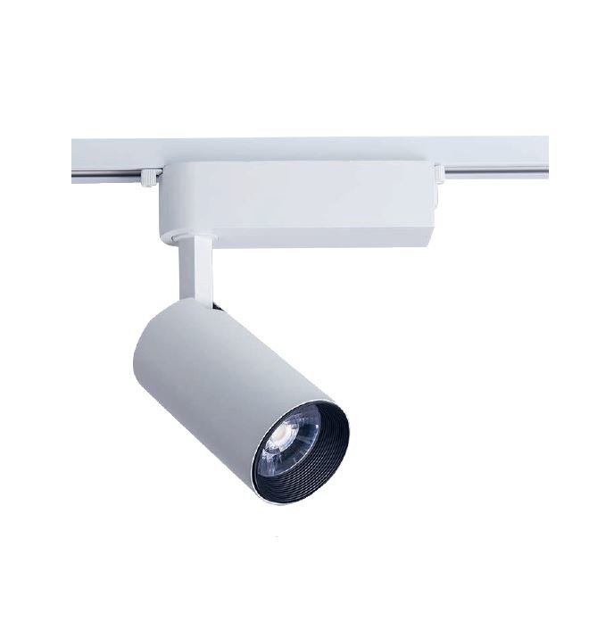 Reflektor szynowy 1-fazowy IRIS LED 30W 3000K 30° biały