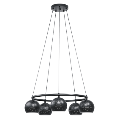 Lampa wisząca CANTALLOPS 5 E14 - czarny