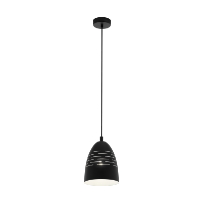 Lampa wisząca CAMASTRA Ø19 E27 - czarny/biały