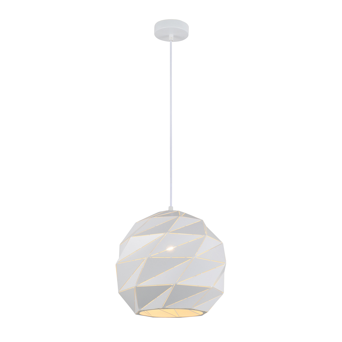 Lampa wisząca PALERMO L E27 - biały