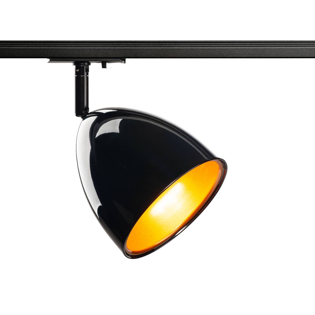 Reflektor szynowy 1-fazowy PARA CONE 14 GU10 - czarny/złoty