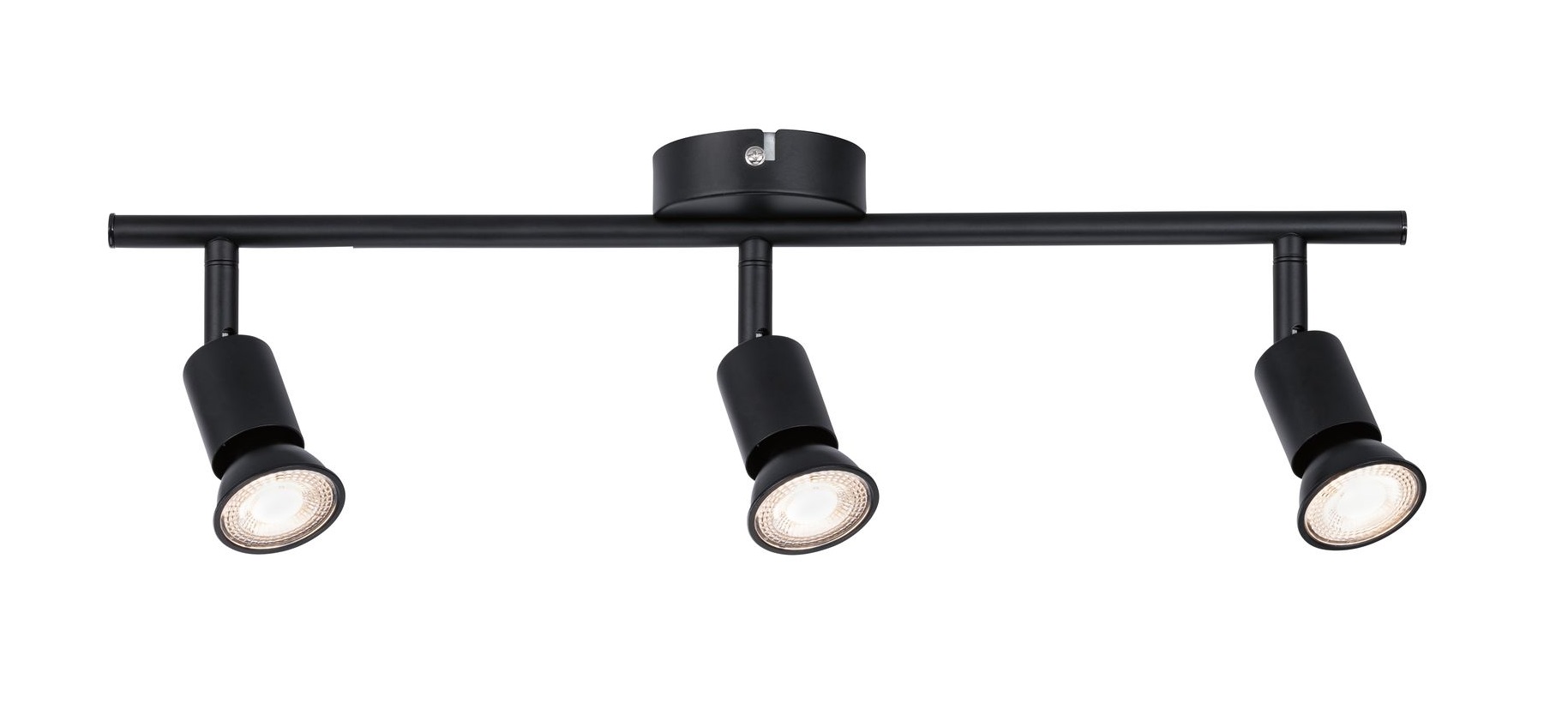 Oprawa ścienno-sufitowa CAROLINA 3xGU10 - czarny matowy