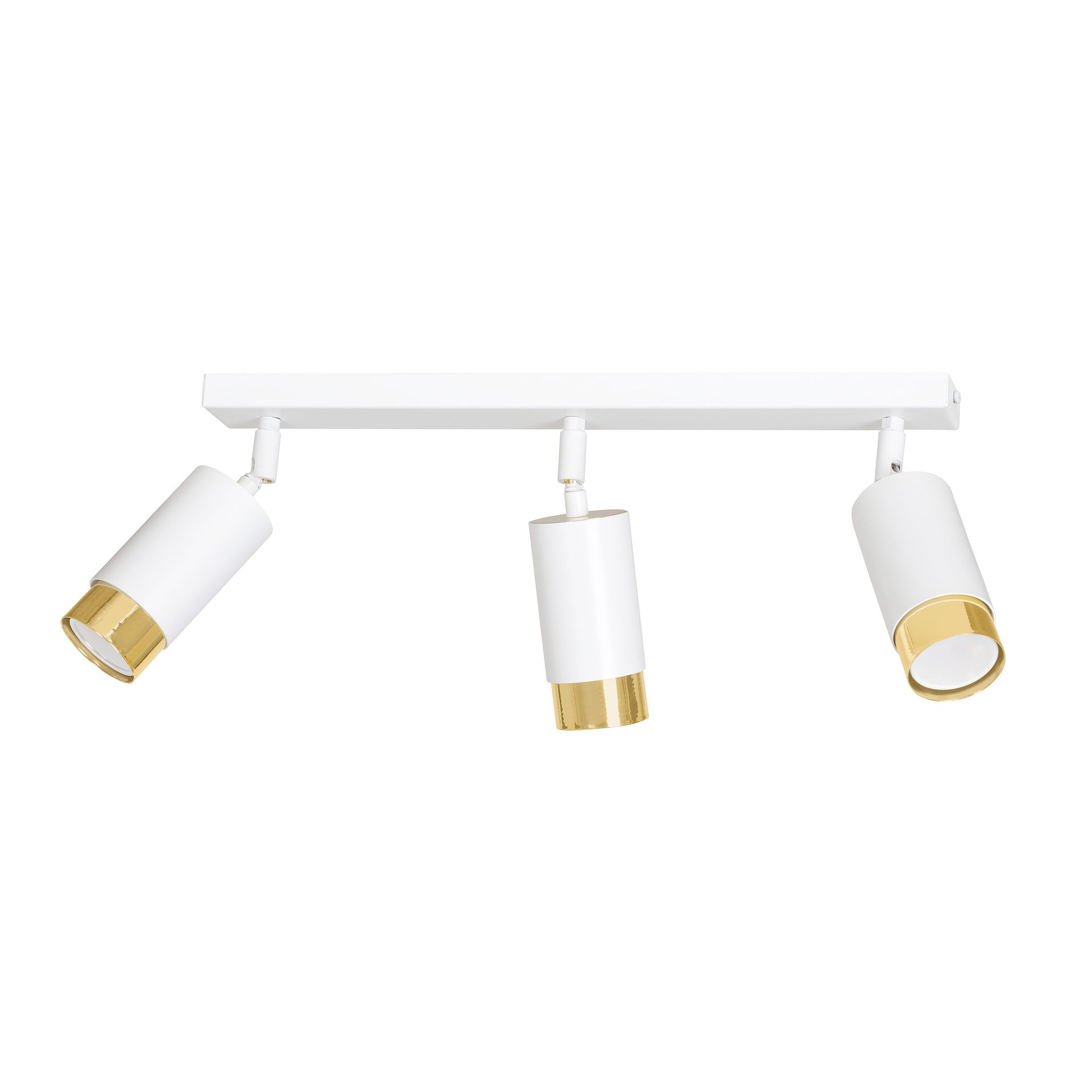 Lampa sufitowa HIRO 3 WH/GOLD 3xGU10 - biały/złoty