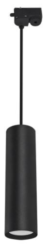 Lampa wisząca do systemu szynowego 1faz. DARIA TRACK GU10 czarna