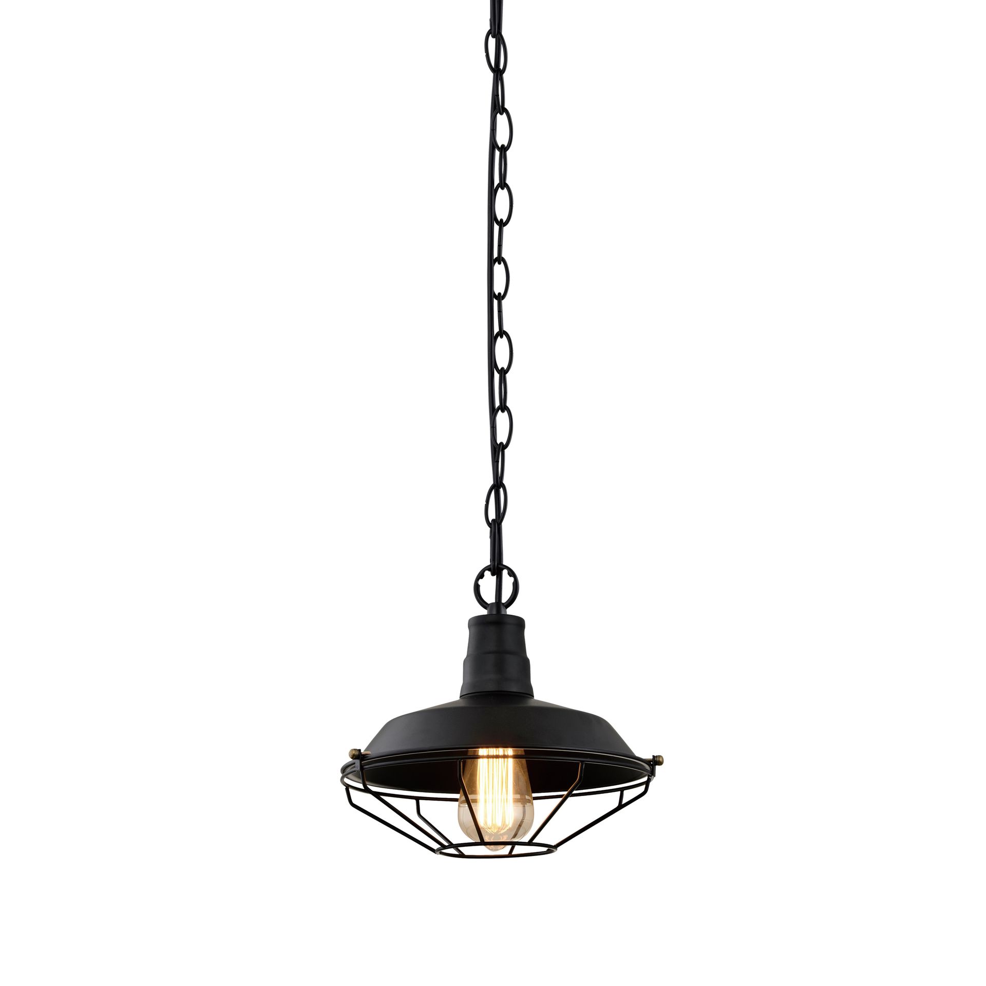 Lampa wisząca LARS E27 Ø26 - czarny