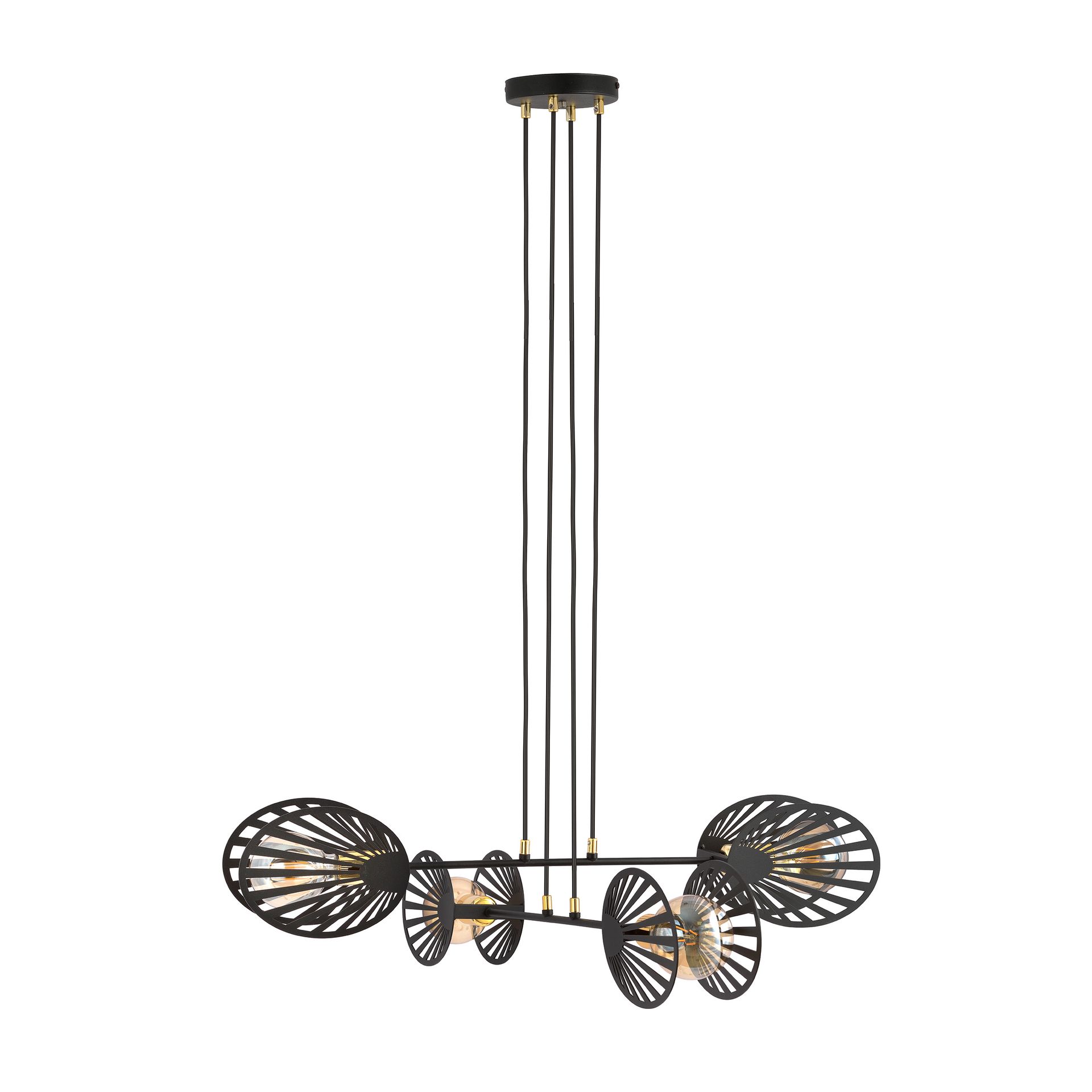 Lampa wisząca PLAYA 4xE27 - czarny