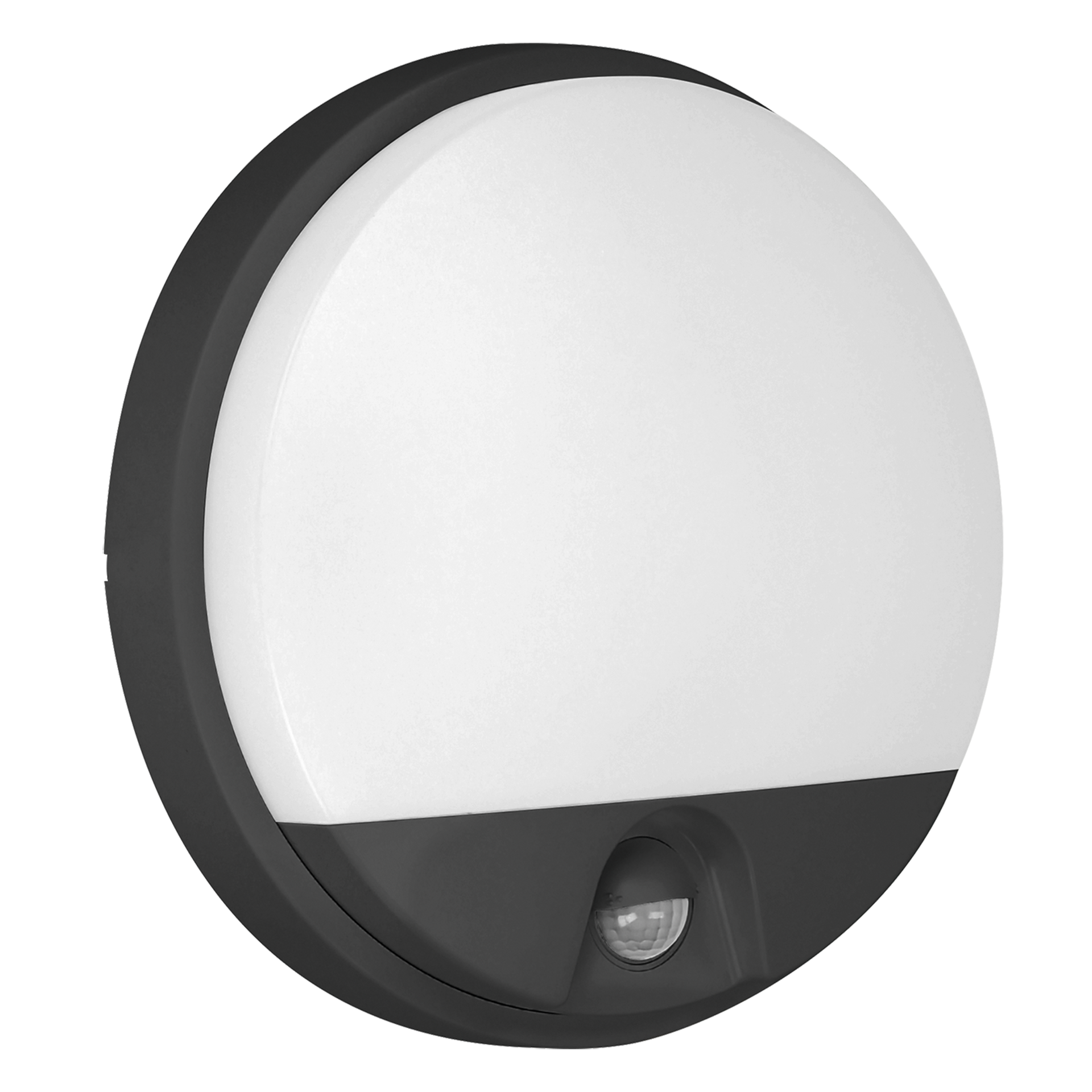 Kinkiet ogrodowy AGAT LED 10W 4000K PIR IP54 - czarny