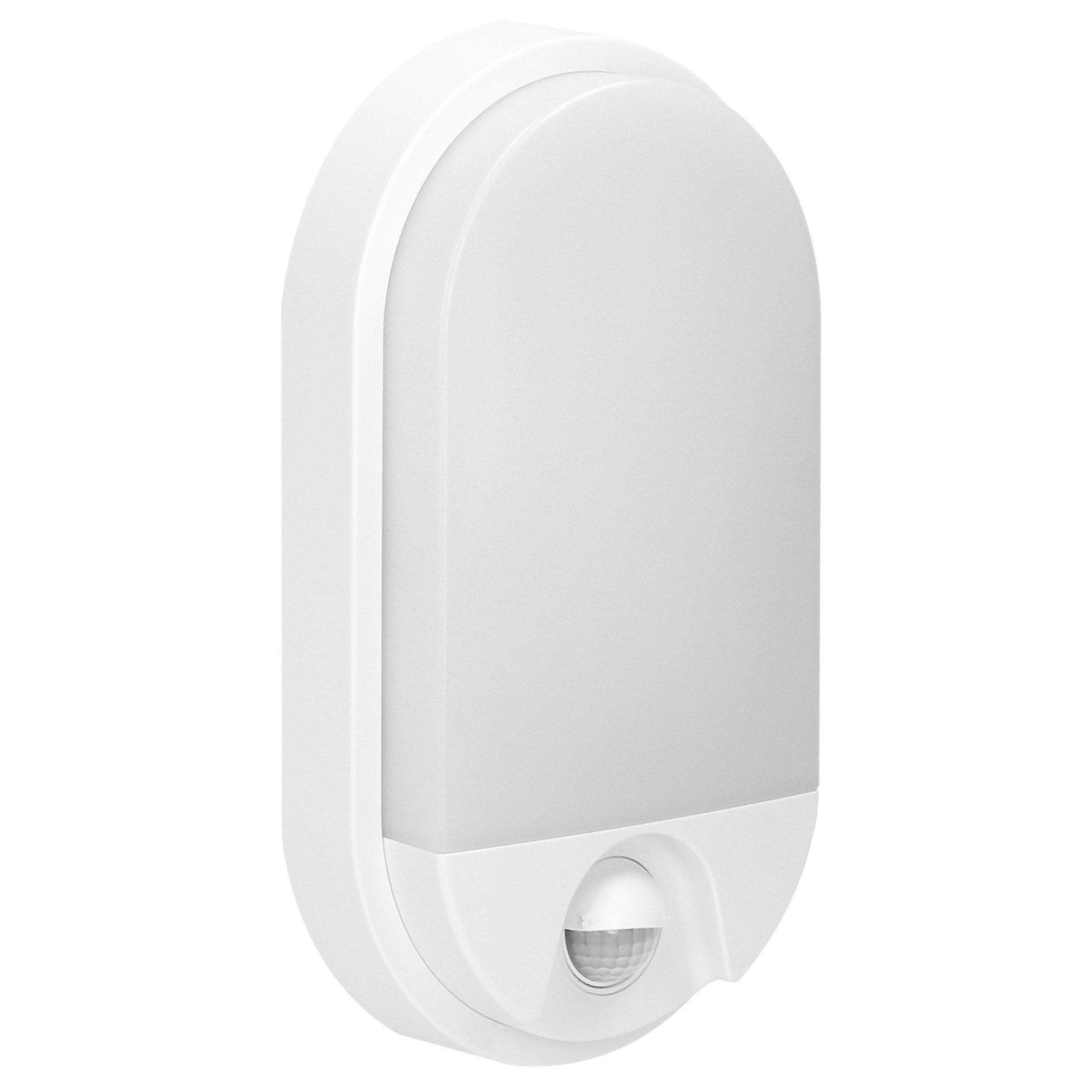 Kinkiet ogrodowy NEFRYT LED 15W 4000K PIR IP54 - biały