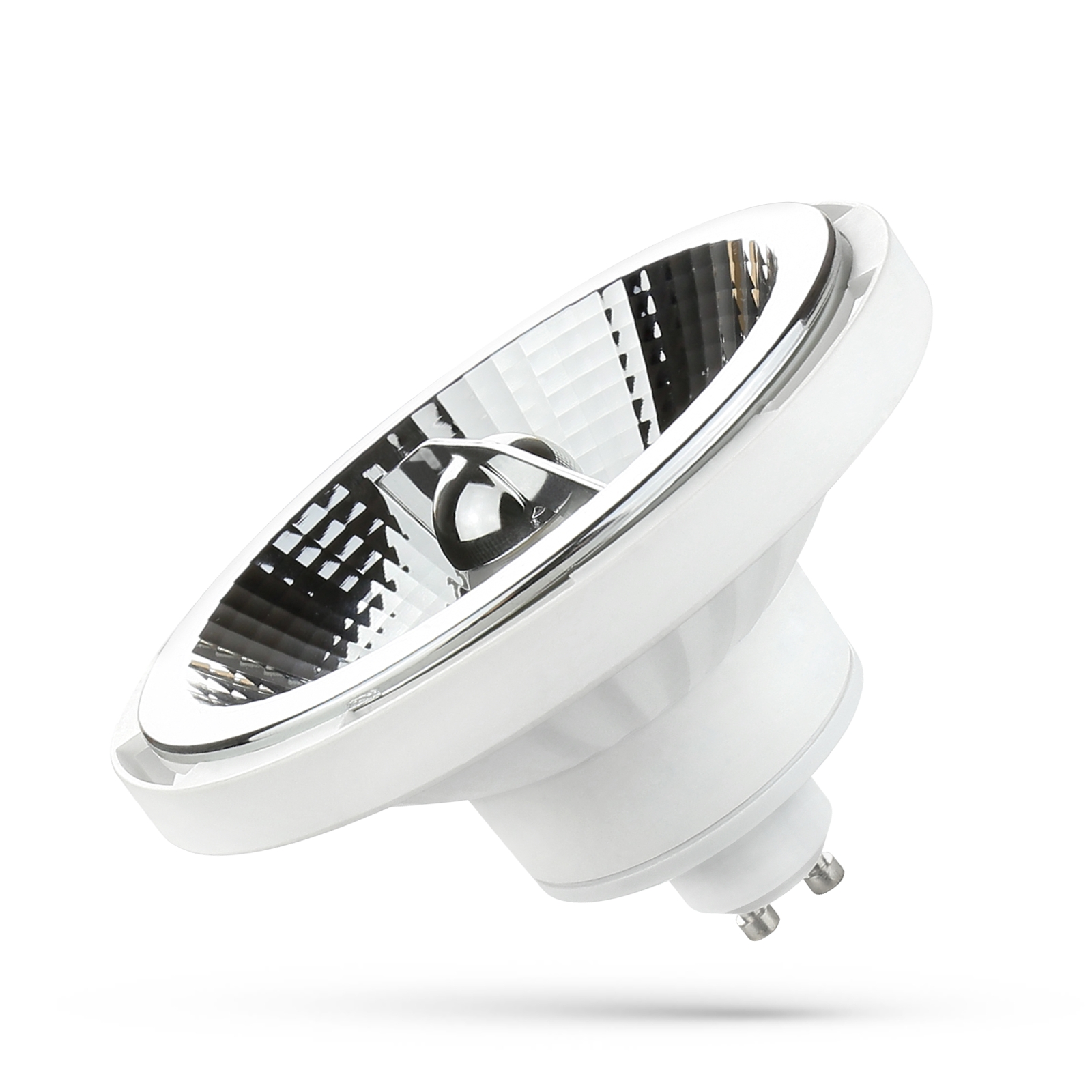 Żarówka SPECTRUM LED AR111 GU10 10W 3000K 20° - biały