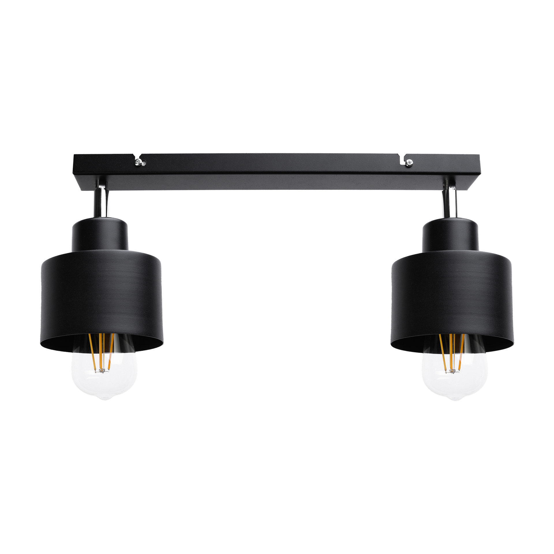Lampa sufitowa LISA 2xE27 - czarny