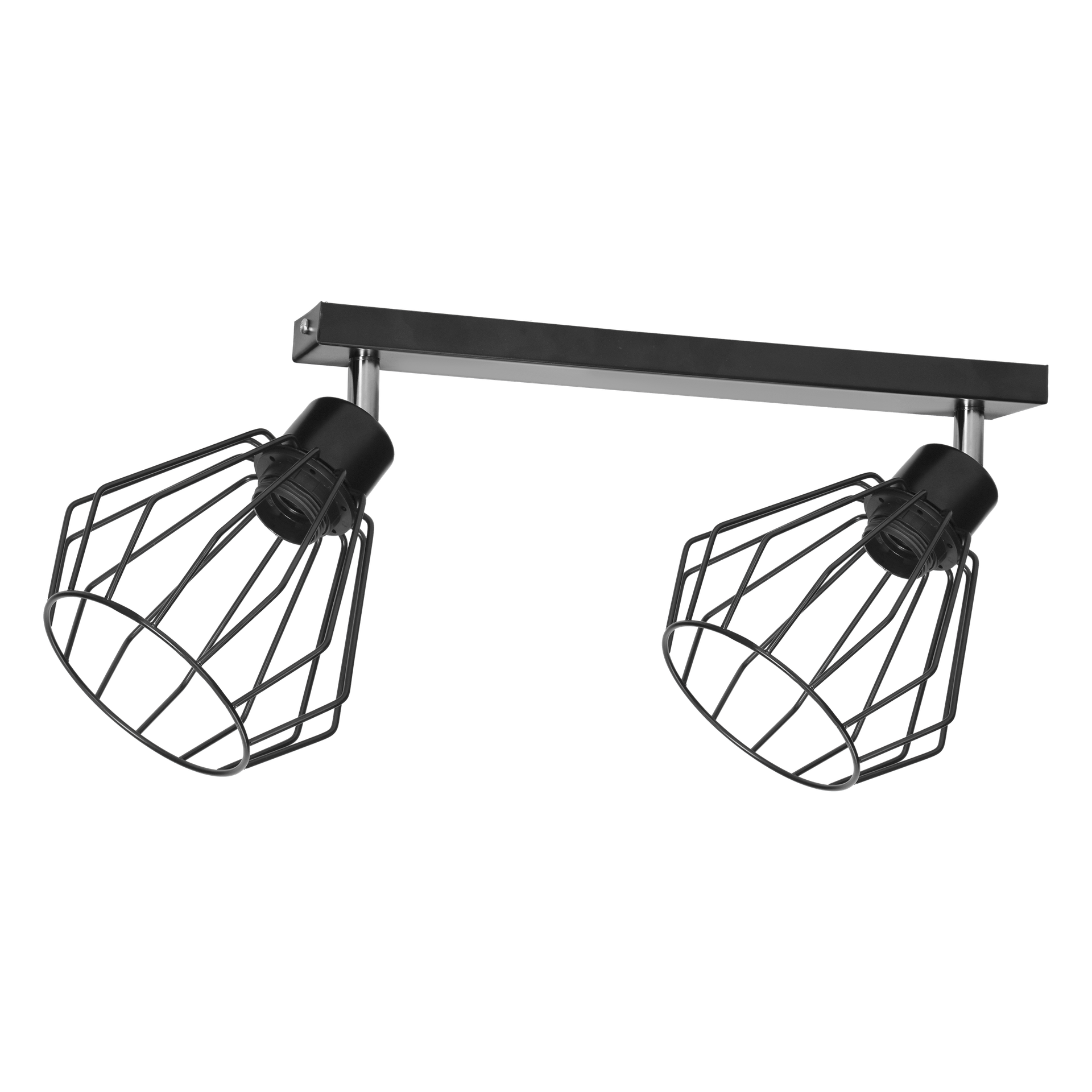 Lampa sufitowa PINO 2xE27 - czarny