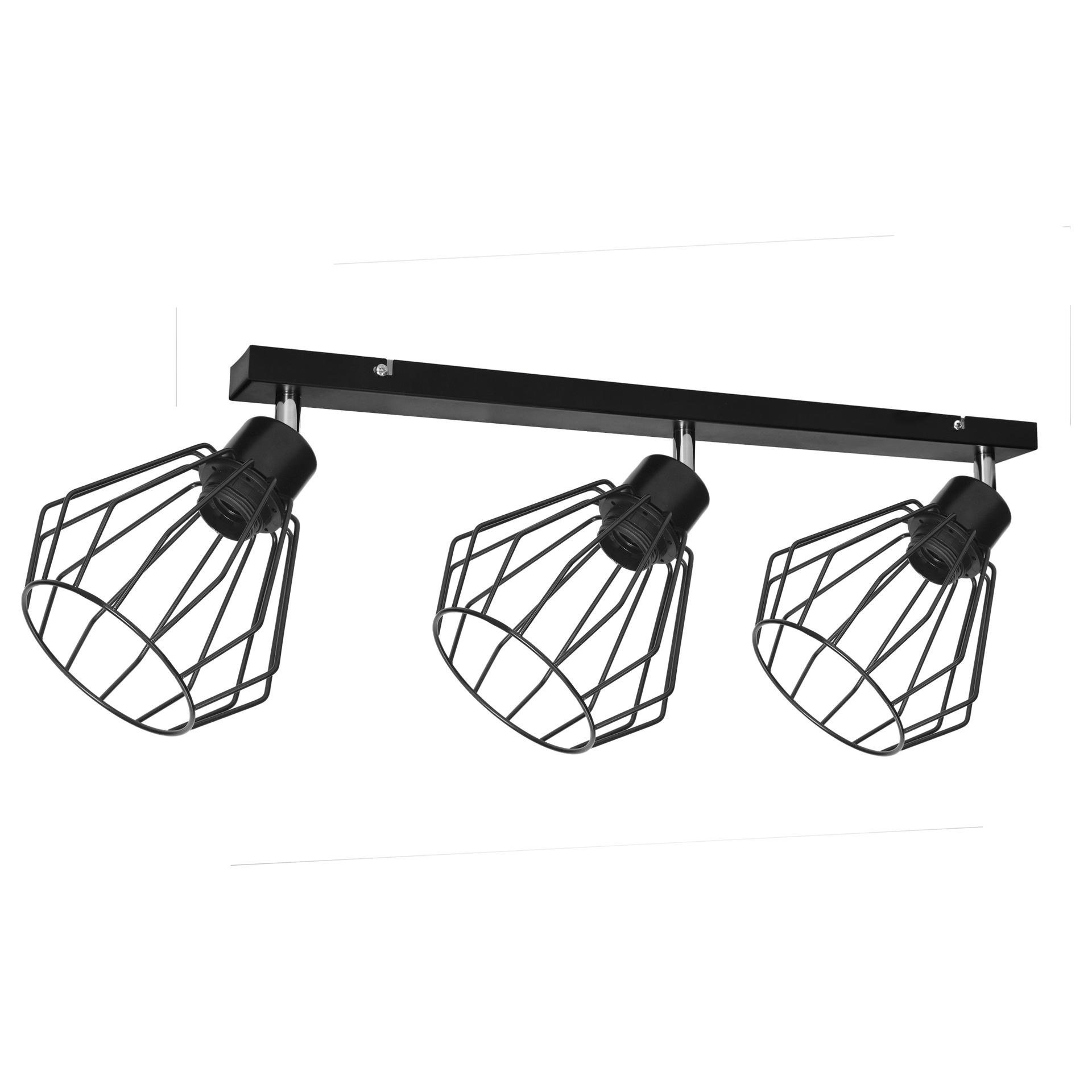Lampa sufitowa PINO listwa 3xE27 - czarny