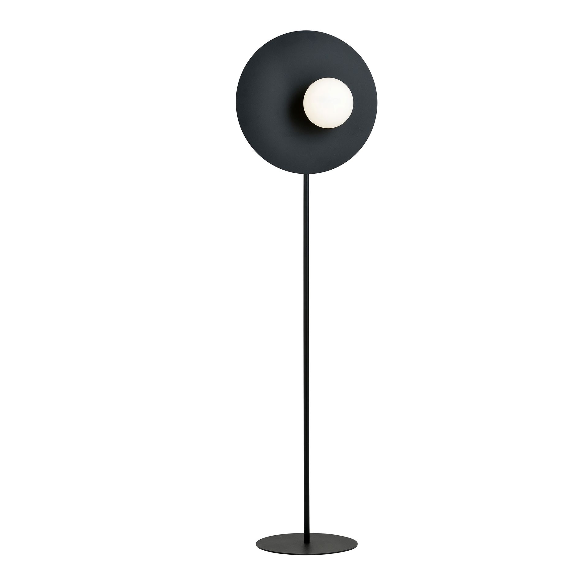 Lampa podłogowa OSLO LP E14 - czarny/opal