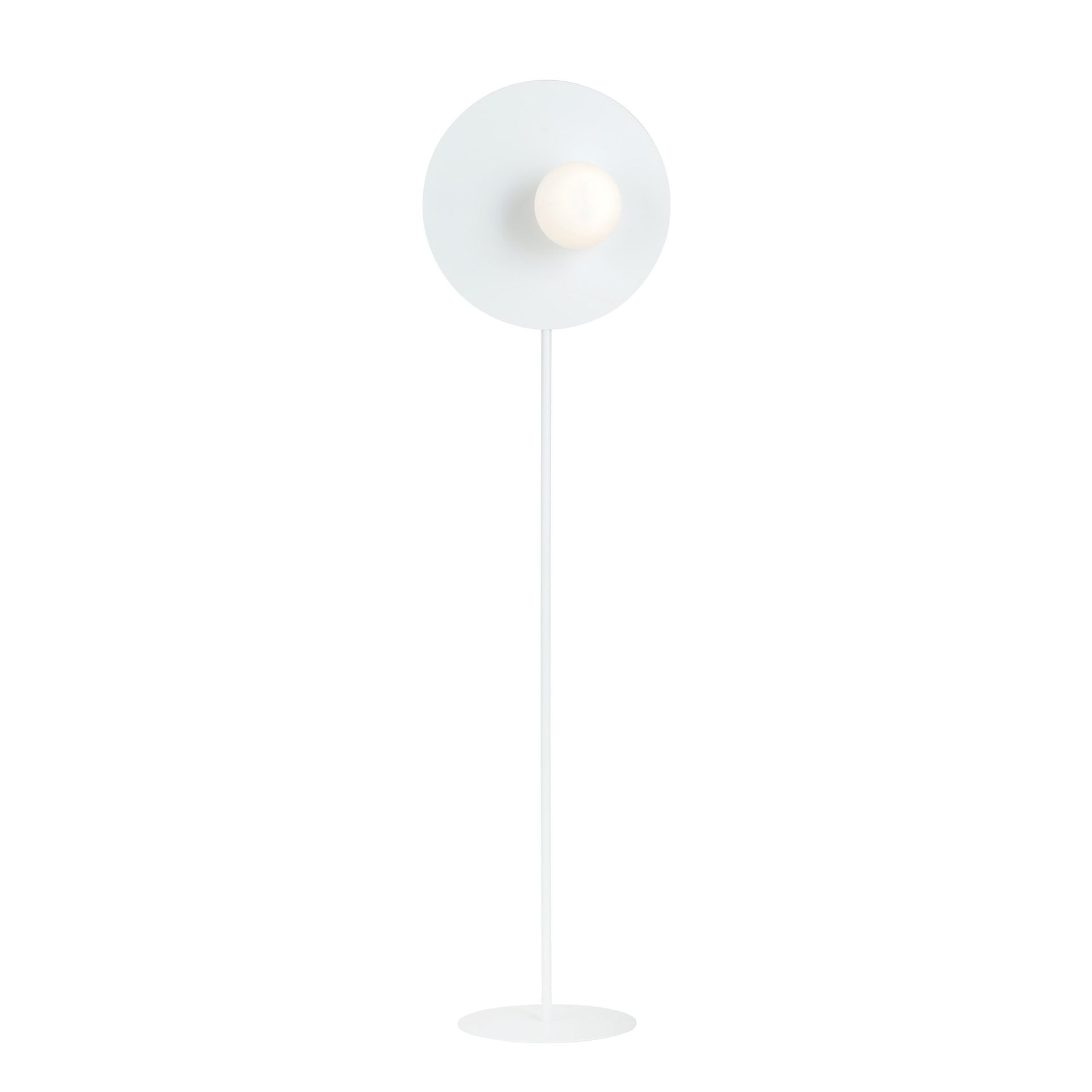 Lampa podłogowa OSLO LP E14 - biały/opal