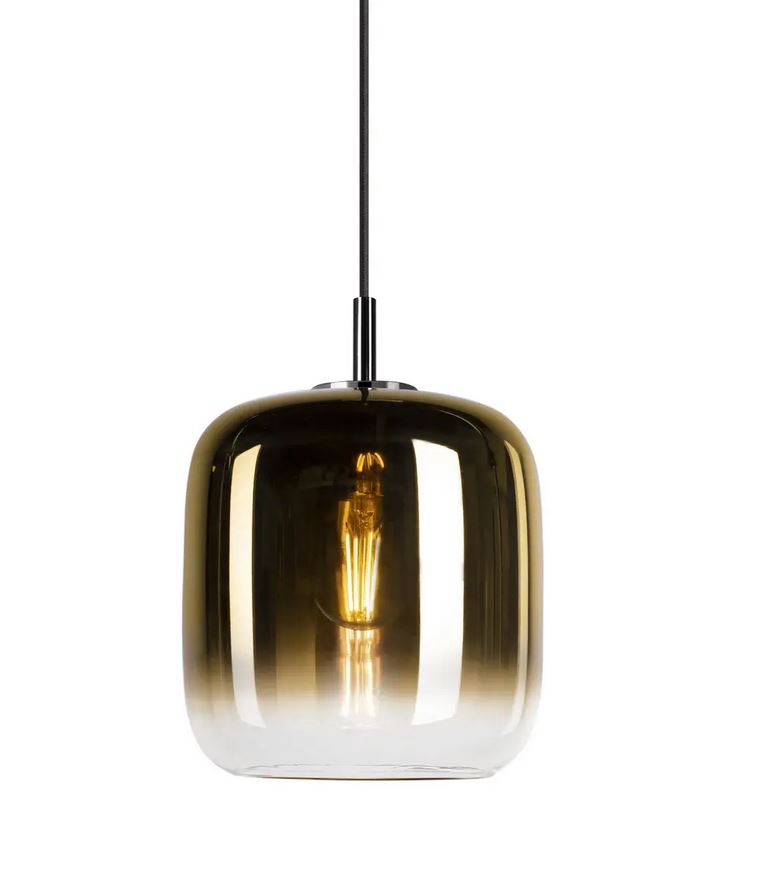 Lampa wisząca bez rozety PANTILO 20 E27 - złoty/chrom