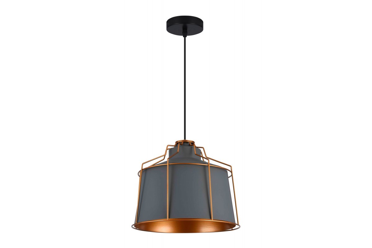 Lampa wisząca GOA E27 - czarny/szary