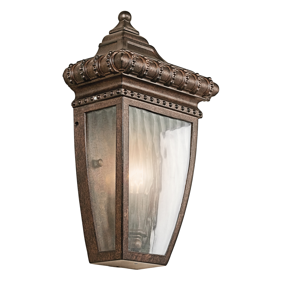 Latarnia naścienna ogrodowa VENETIAN RAIN E14 IP44 - brązowy