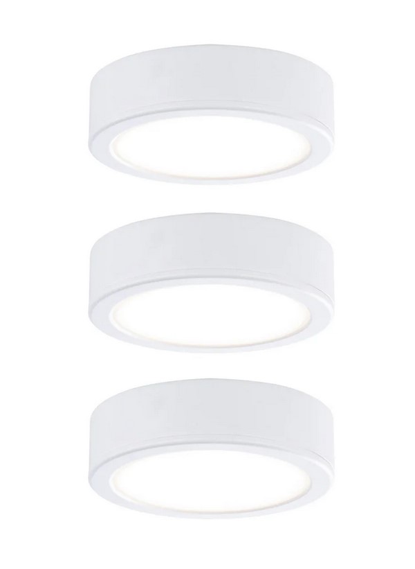 Zestaw opraw meblowych podszafkowych PUKK 3x3,5W 2700K - biały mat