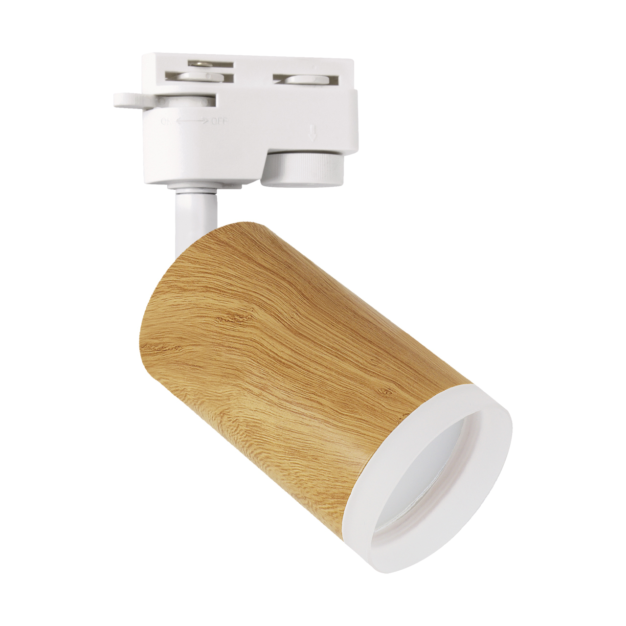 Reflektor szynowy drewnopodobny ZADRA GU10 sosna