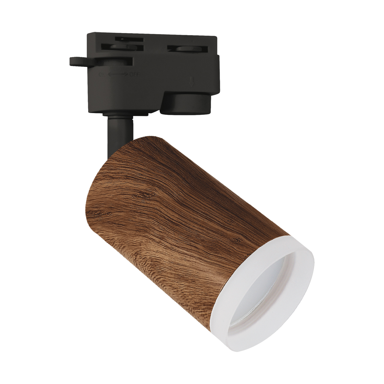 Reflektor szynowy drewnopodobny ZADRA GU10 wenge