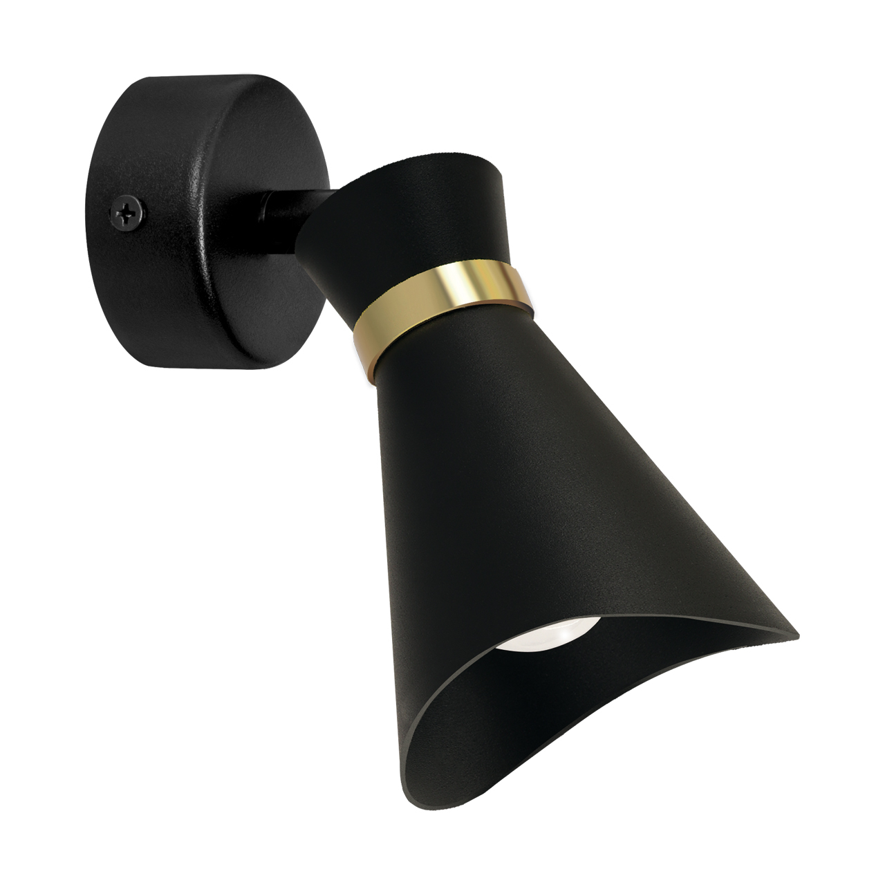 Reflektor kinkiet lampa sufitowa glamour LORETA E14 czarny