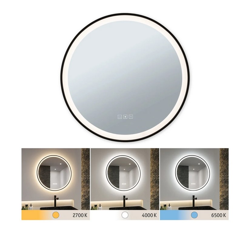 Lustro MIRRA 59 LED DIM 11,5W 2700-6500K IP44 - czarny