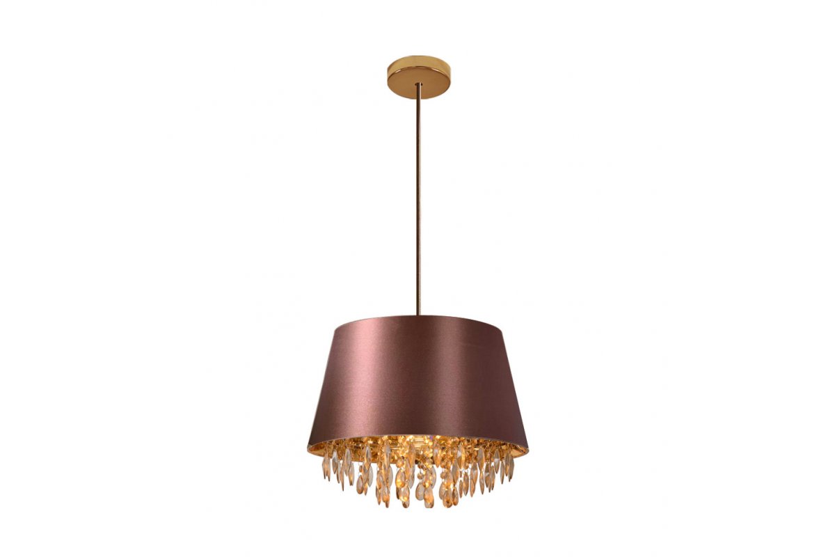 Lampa wisząca NESTO E27 - brązowy/złoty
