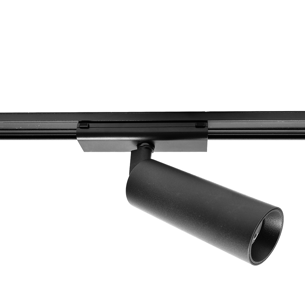 Reflektor 1-fazowy do szyny magnetycznej KOMASSA SLIM LED 18W 4000K 48V - czarny struktura