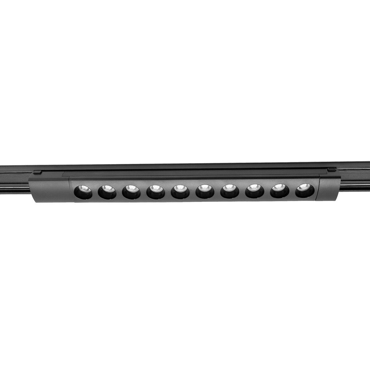 Reflektor 1-fazowy magnetyczny KOMATSU SLIM DOT LED 10W 4000K 48V - czarny struktura
