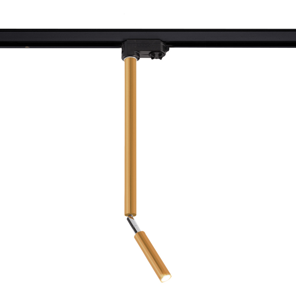 Reflektor szynowy 3-fazowy KOSAME R2 G9 - złoty mat