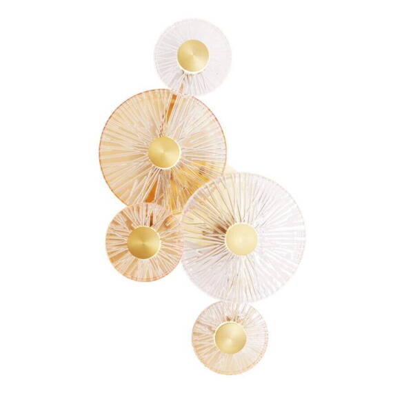 Kinkiet ALLURE LED 5W 3000K - złoty/amber/transparentny